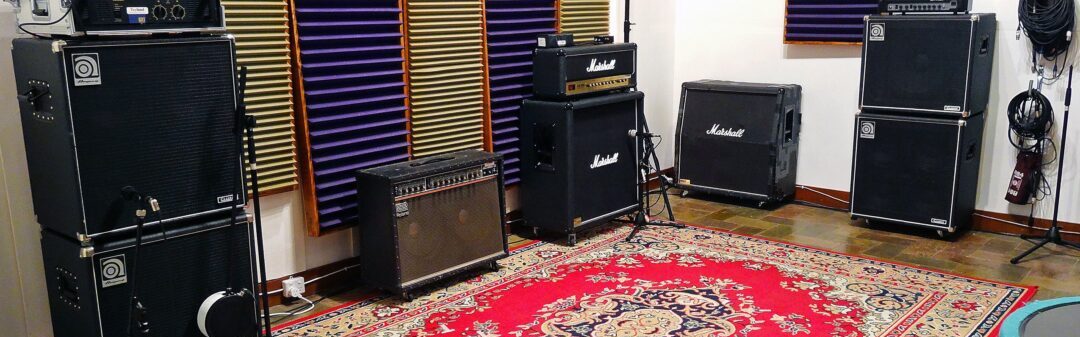 Amps at Toyland Recording Studio